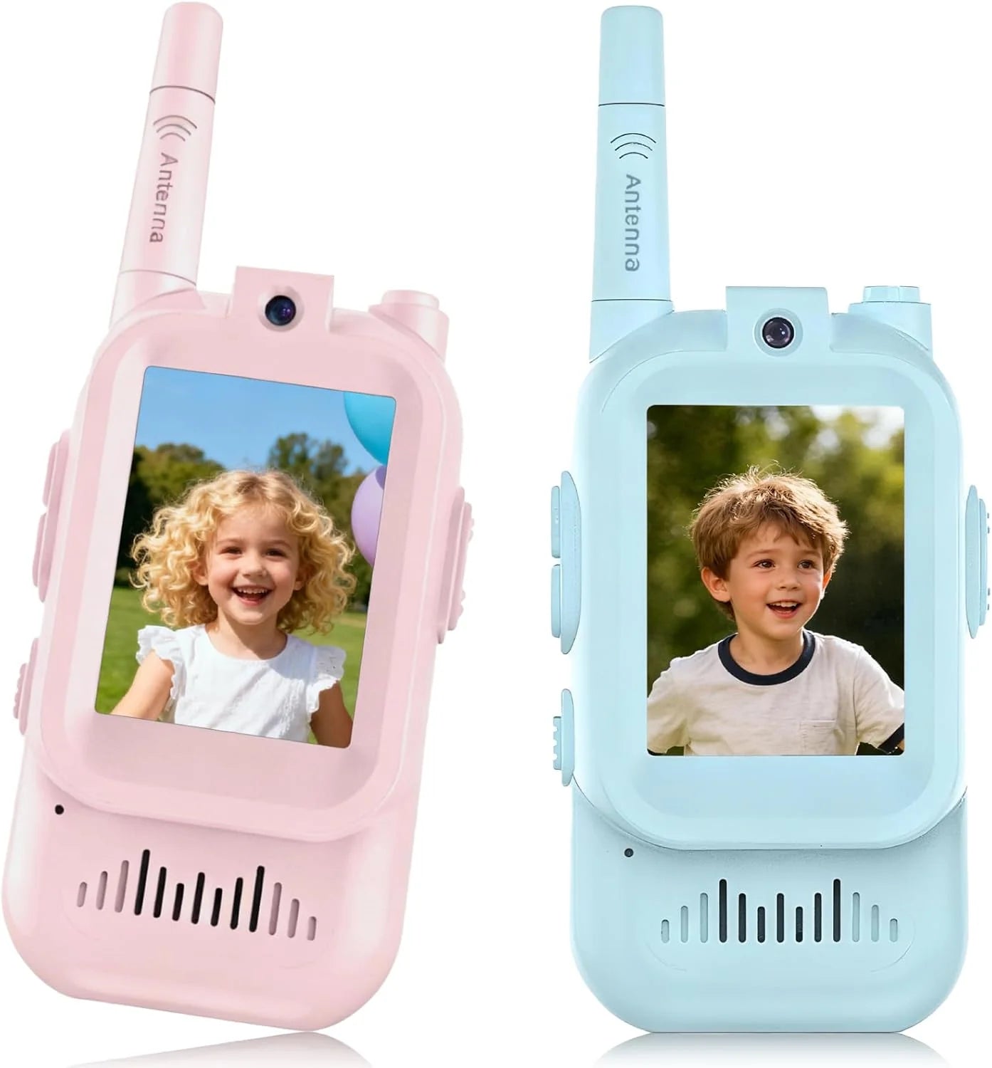 Video Walkie Talkies for Kids - 2 Pack with Real-Time Video and Voice Changer