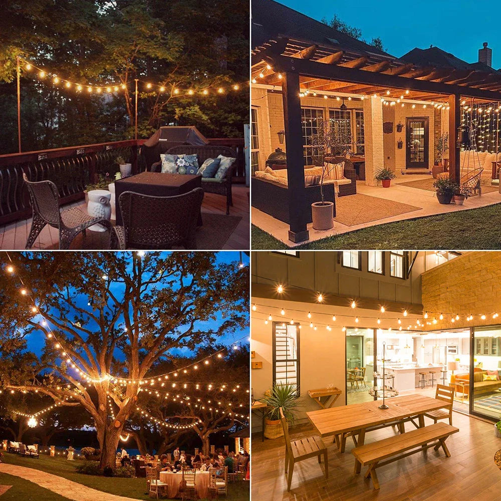 Outdoor LED String Lights for Cozy Ambiance