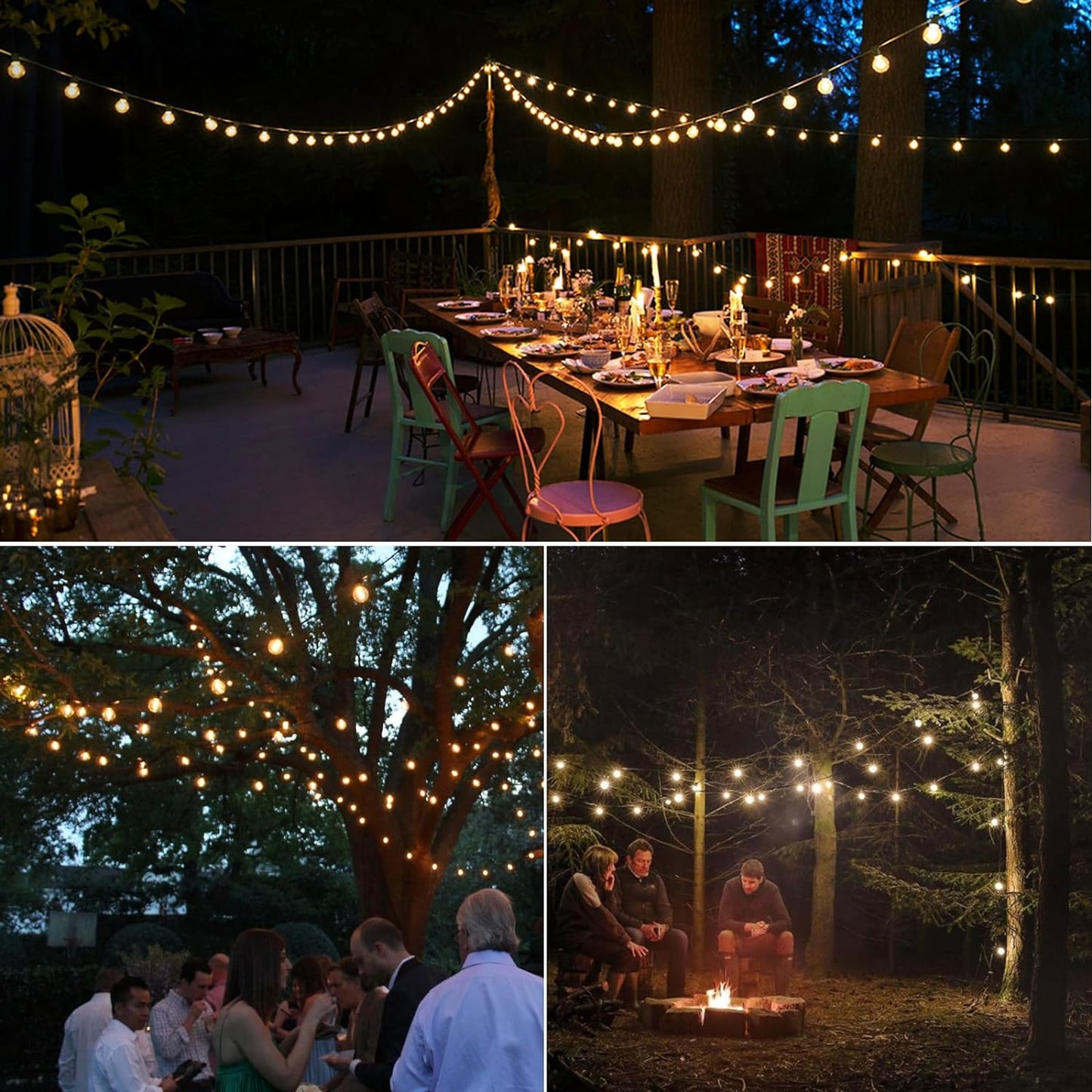 Outdoor LED String Lights for Cozy Ambiance