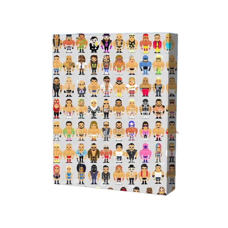 Wrestling-Themed Advent Calendar with 24 Daily Surprises