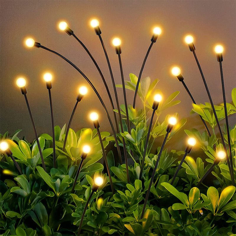 Solar-Powered Glowing Insect Outdoor Lights