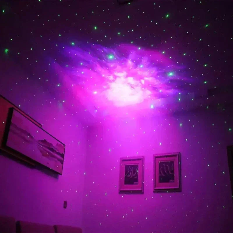 Wireless Galaxy Projection Lamp with Rechargeable Battery
