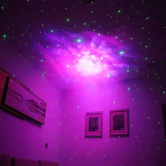 Wireless Galaxy Projection Lamp with Rechargeable Battery