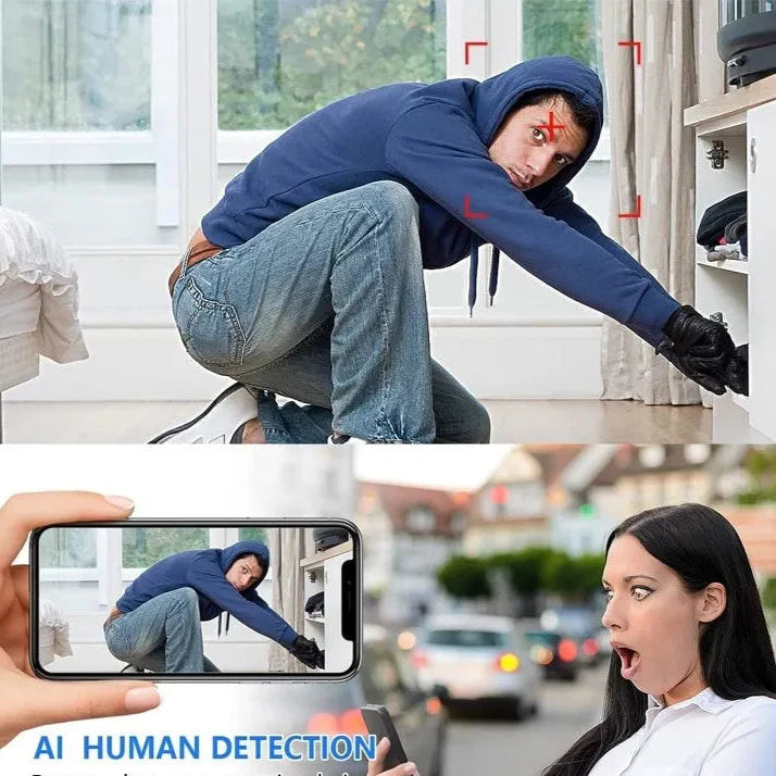 Compact 1080P HD Surveillance Camera with Night Vision and Motion Detection