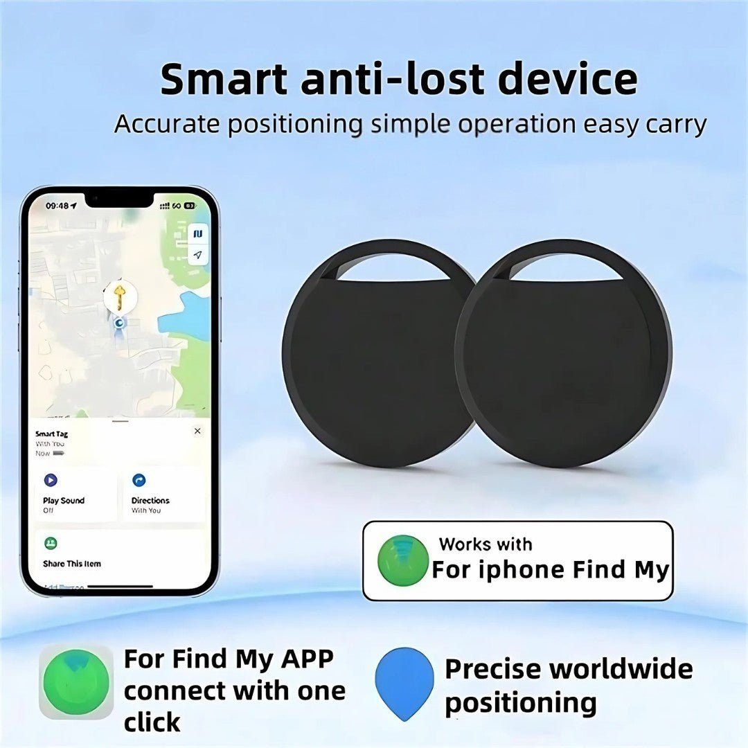 Real-Time GPS Tracker with Apple Find My Compatibility