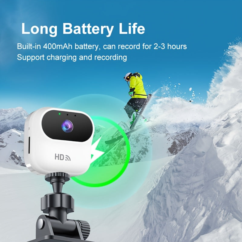 Mini Wireless Surveillance Camera with 1080p Video and Rechargeable Battery