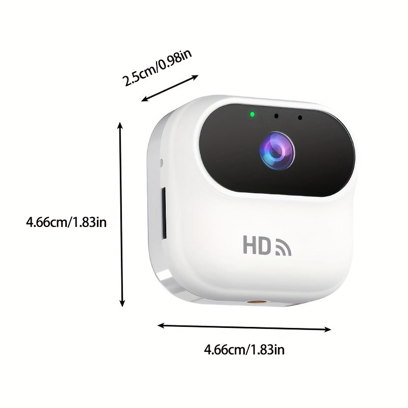 Mini Wireless Surveillance Camera with 1080p Video and Rechargeable Battery