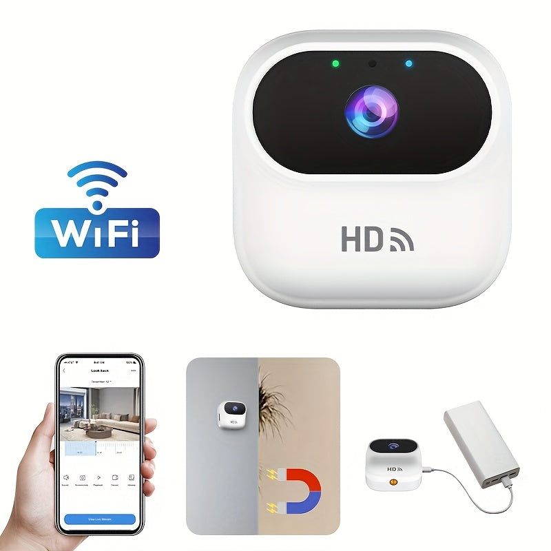 Mini Wireless Surveillance Camera with 1080p Video and Rechargeable Battery