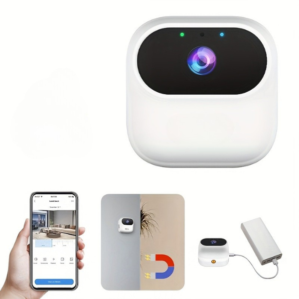Mini Wireless Surveillance Camera with 1080p Video and Rechargeable Battery