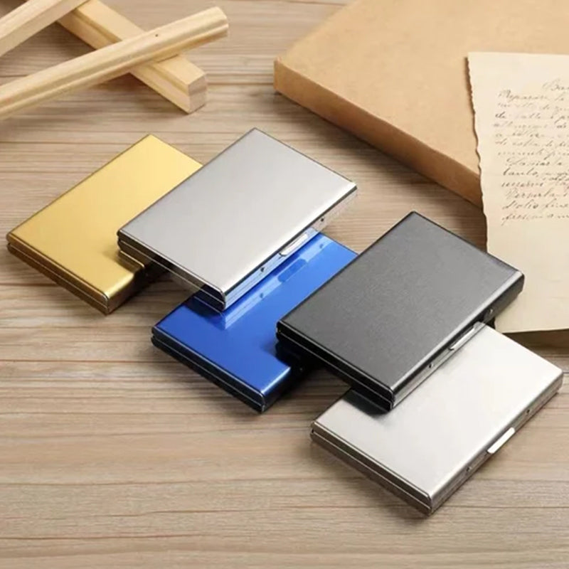 Metal RFID Card Holder for 6 Cards with Bayonet Lock