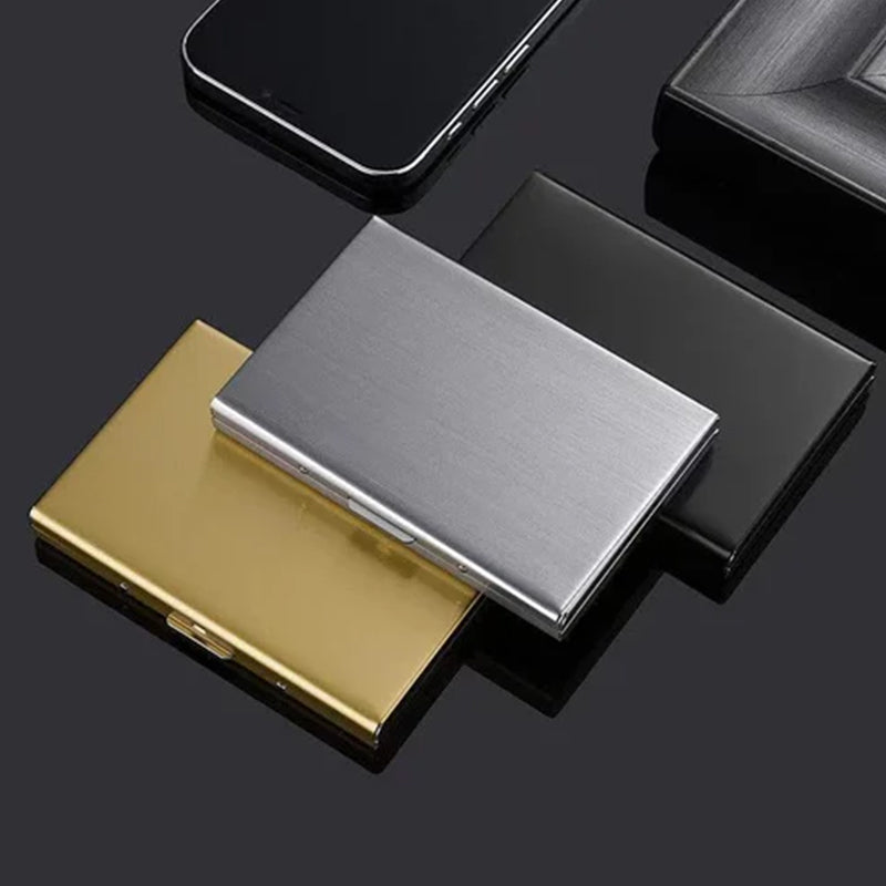 Metal RFID Card Holder for 6 Cards with Bayonet Lock