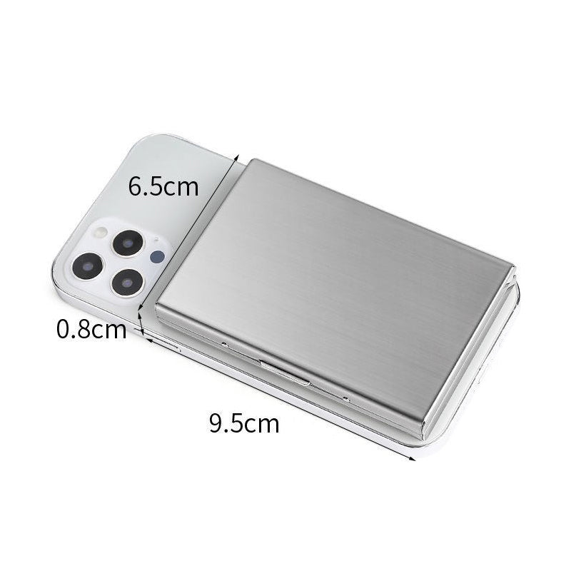 Metal RFID Card Holder for 6 Cards with Bayonet Lock