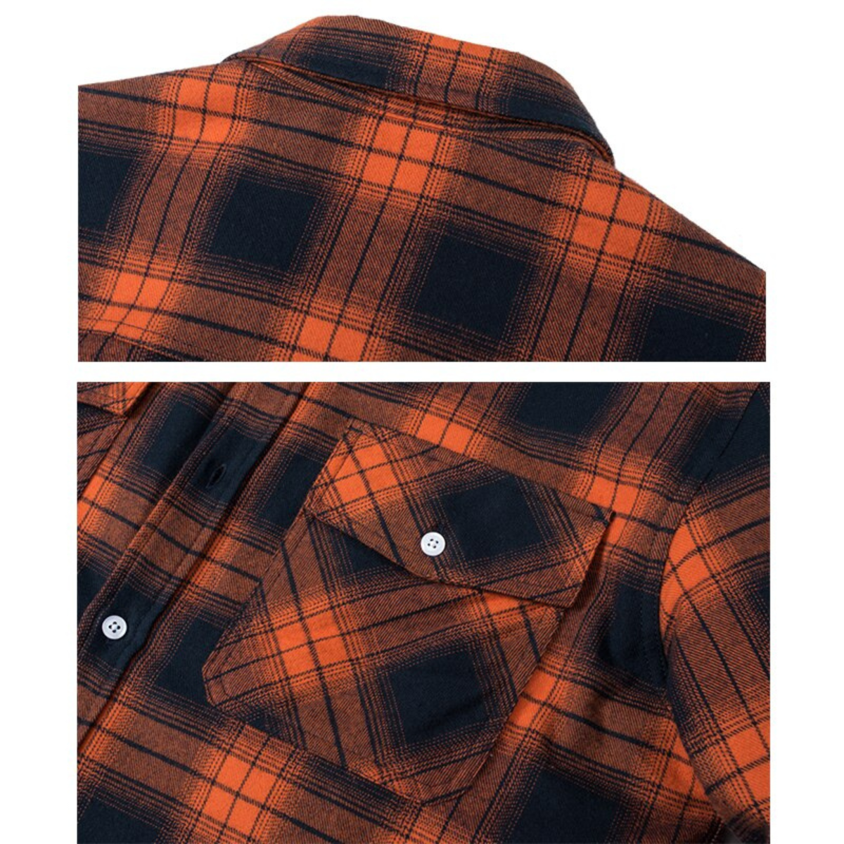 Fleece-Lined Checkered Men's Jacket for Cold Weather