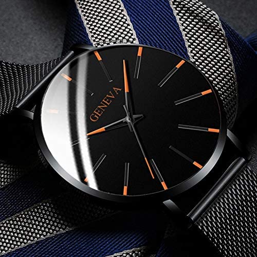 Ultrafine Minimalist Men's Watch with Stainless Steel Band