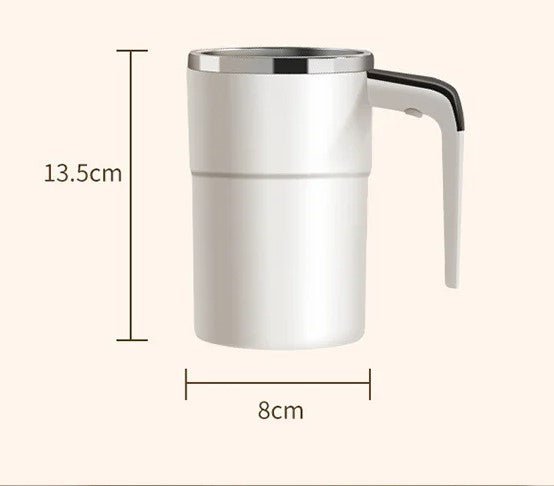 Automatic Self-Stirring Coffee Mug with Rechargeable Battery