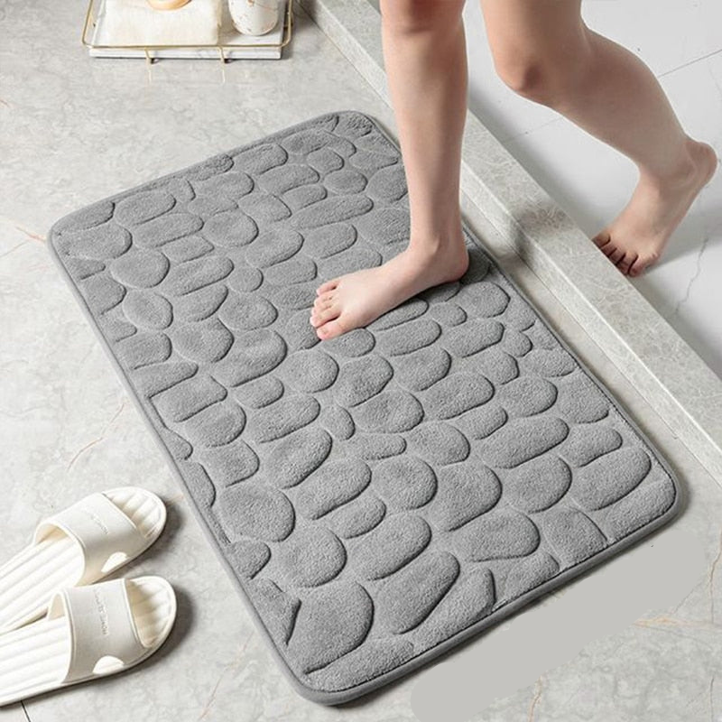 Non-Slip Coral Velvet Comfort Mat
