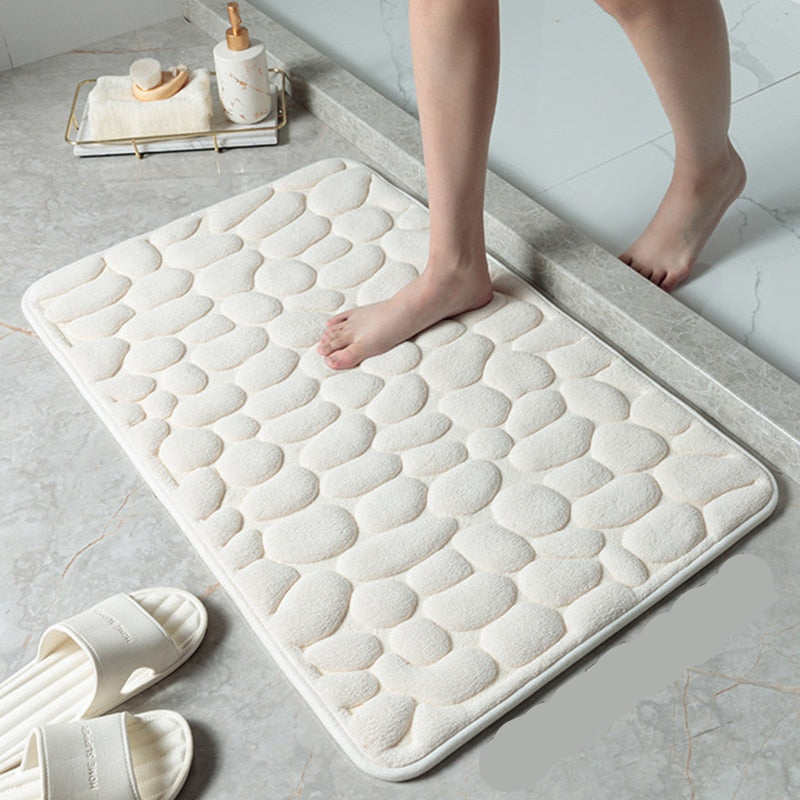 Non-Slip Coral Velvet Comfort Mat