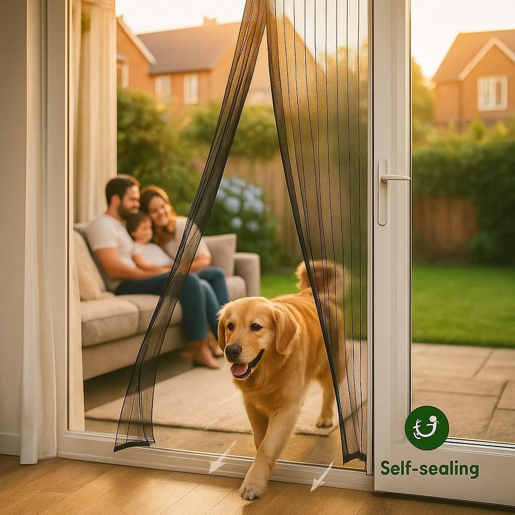 Magnetic Mesh Door Screen for Mosquito Protection