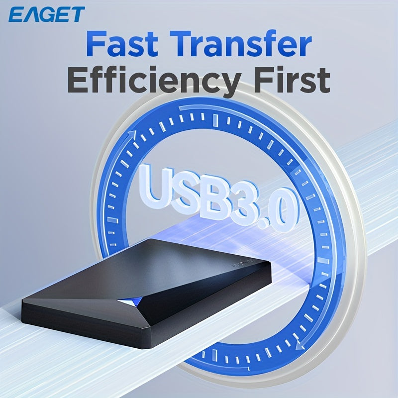 Slim Portable External Hard Drive with NTFS for PC