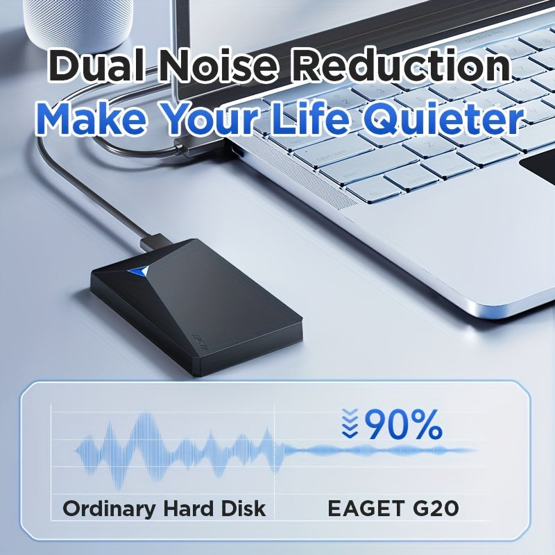 Slim Portable External Hard Drive with NTFS for PC