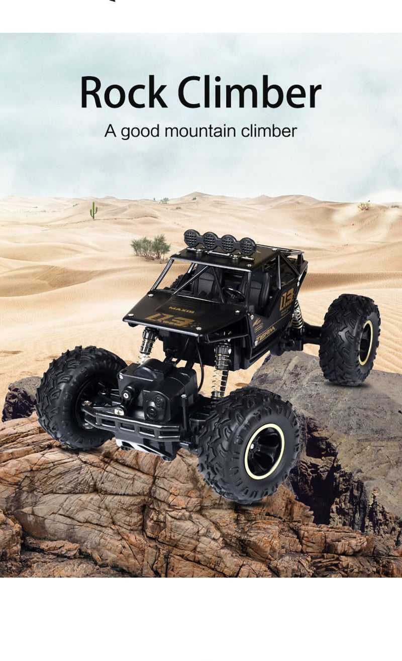 4x4 Remote Control Monster Truck with Shock Absorbing Suspension