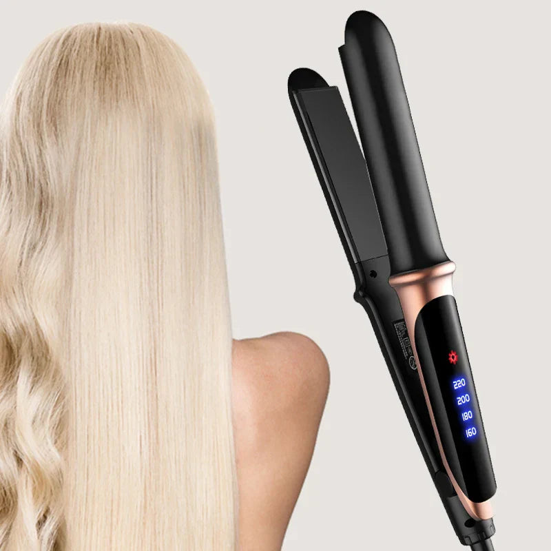 2-in-1 Ceramic Hair Straightener and Curler