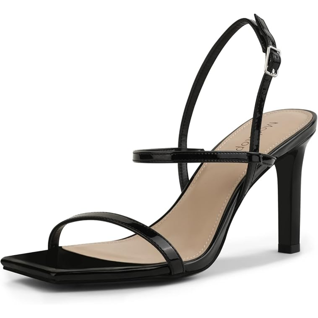Strappy Open-Toe High Heel Sandals