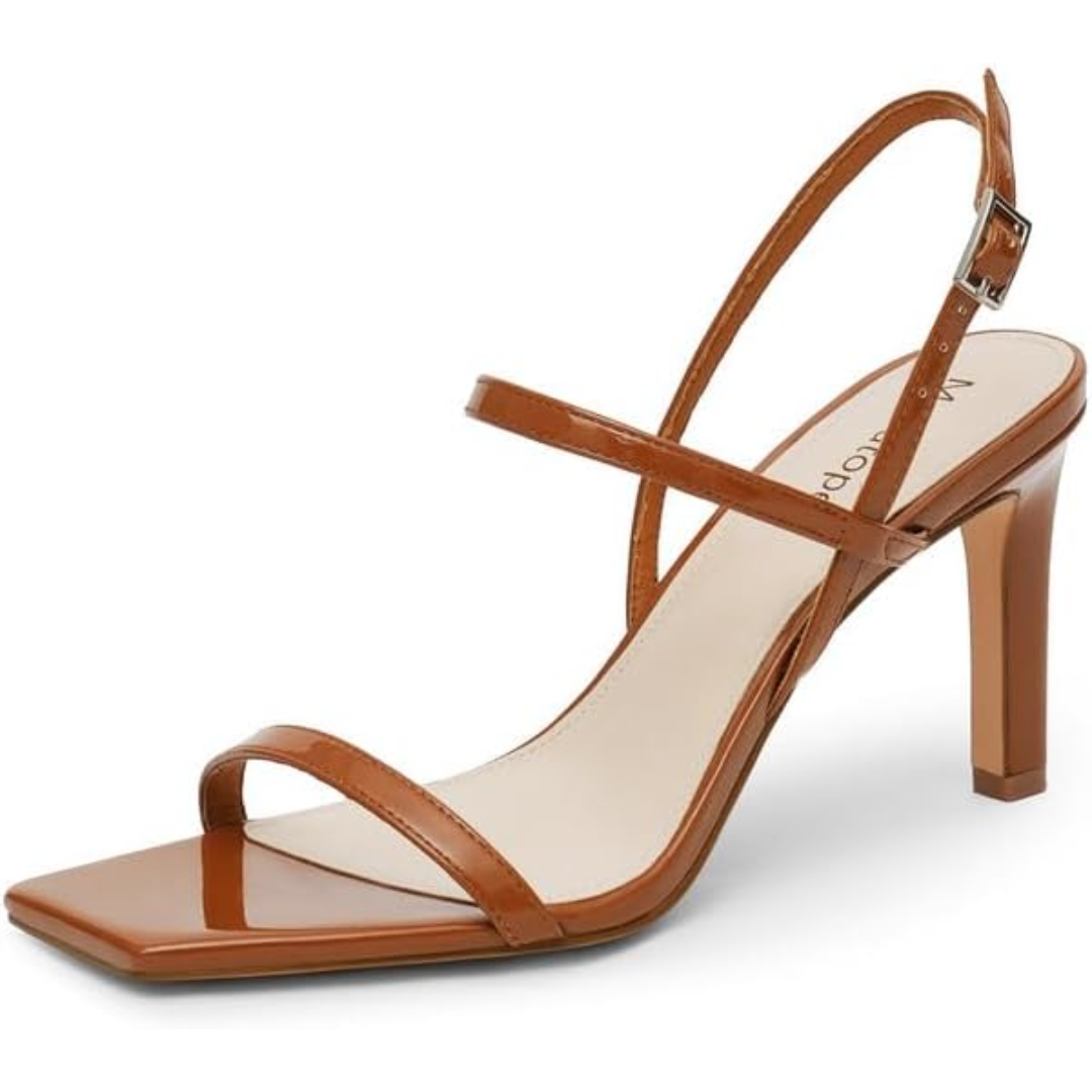 Strappy Open-Toe High Heel Sandals