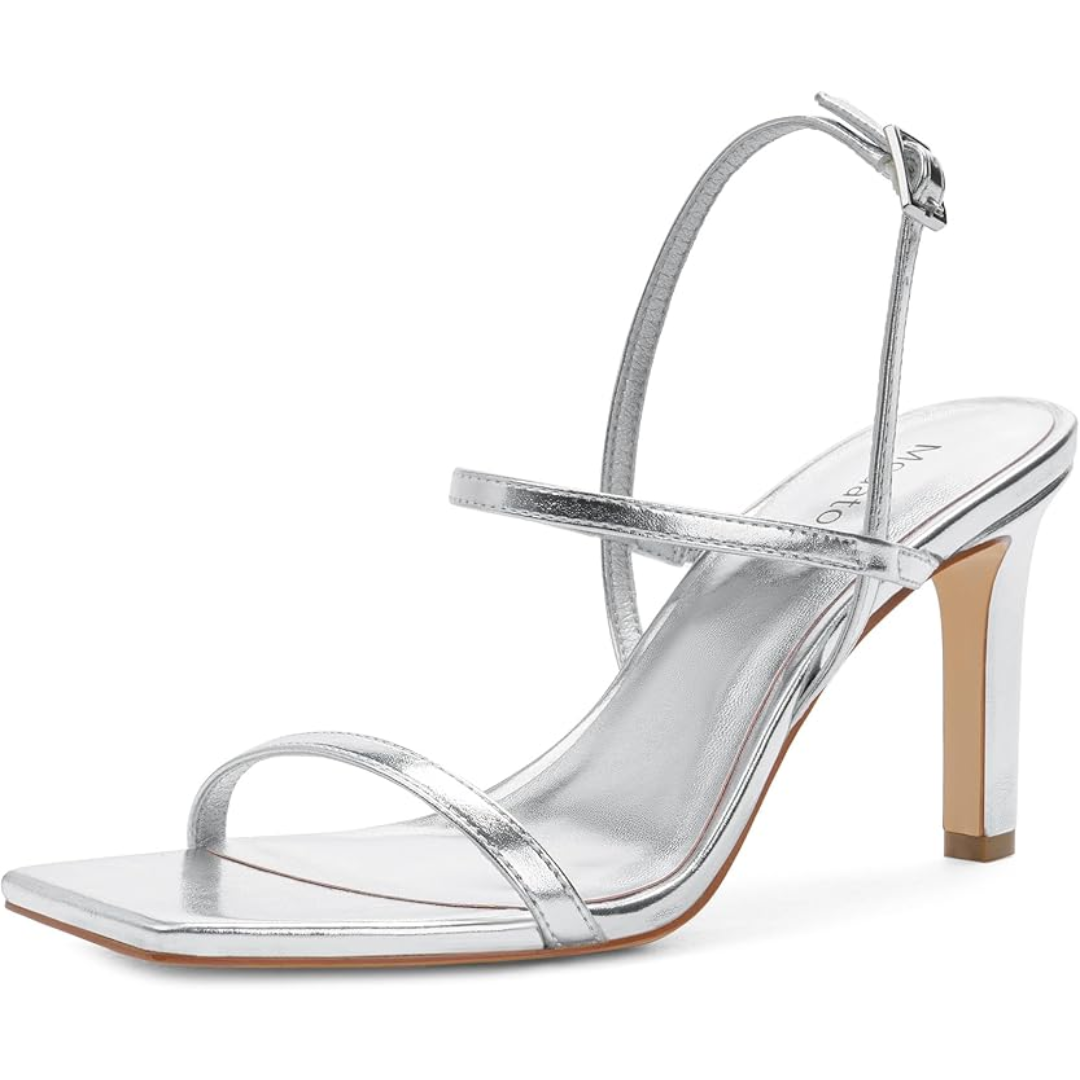 Strappy Open-Toe High Heel Sandals