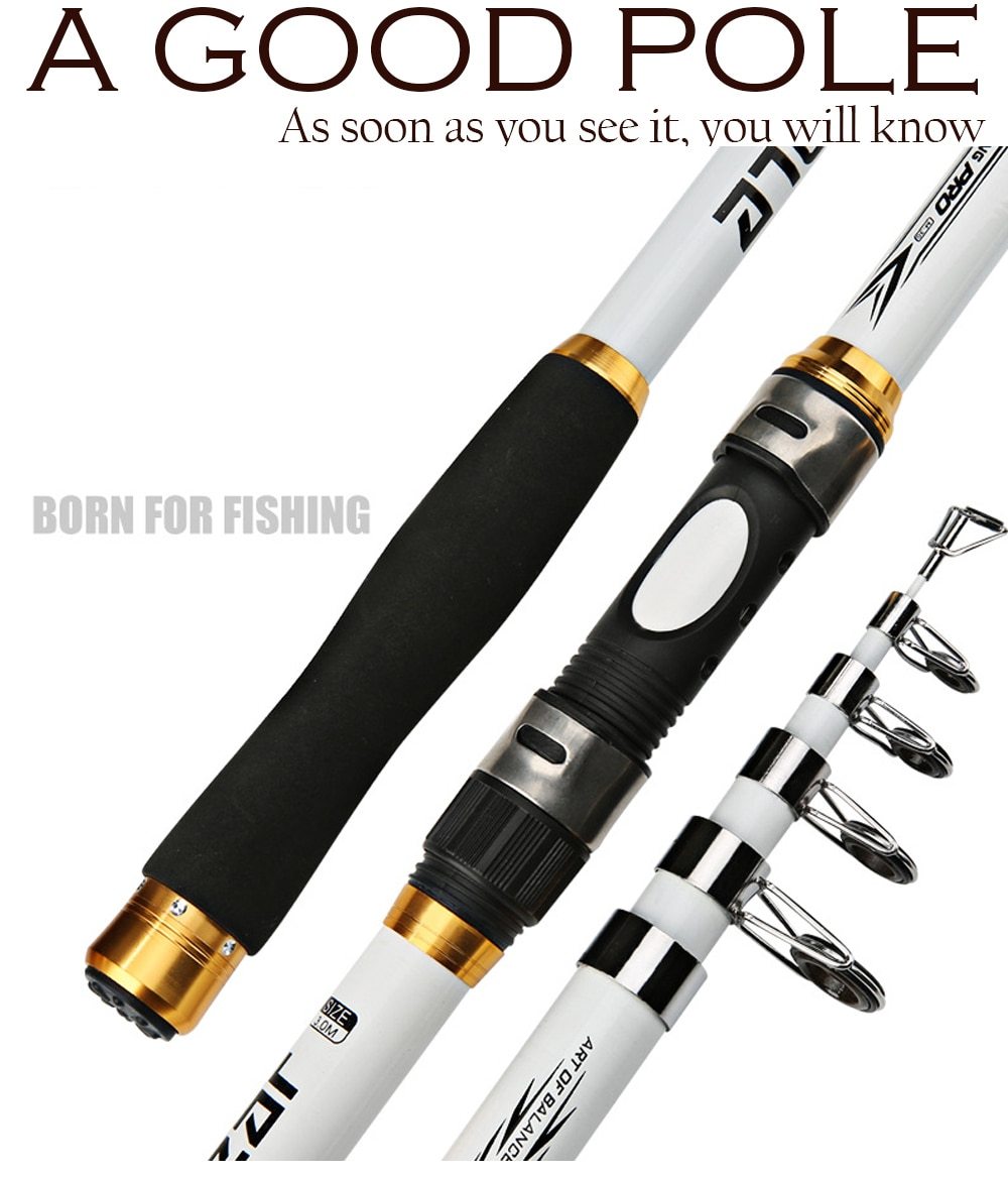 Telescopic Fishing Rod - Portable and Durable for All Anglers