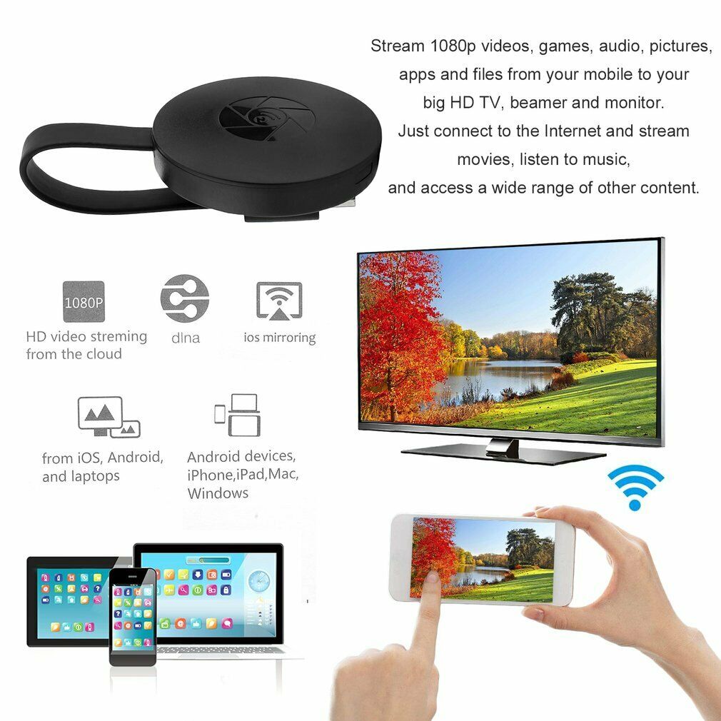 Portable HDMI Adapter for Full HD Streaming