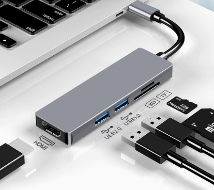 5-in-1 USB-C Hub with 4K HDMI Output