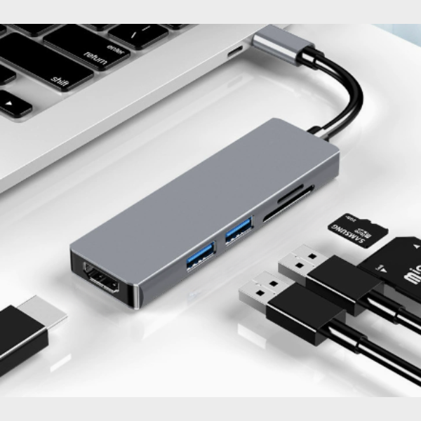 5-in-1 USB-C Hub with 4K HDMI Output
