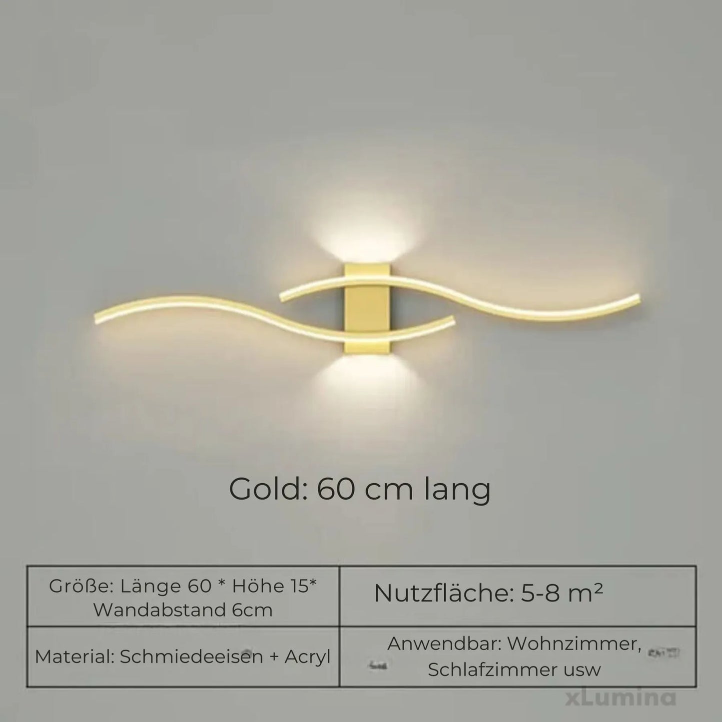 Dimmable LED Wall Light in Minimalist Design