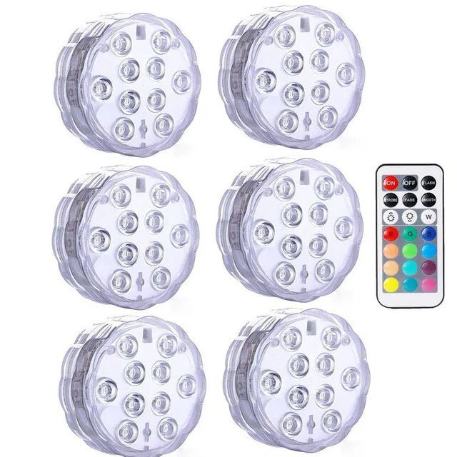 Waterproof Remote Control LED Light for Aquariums and Vases