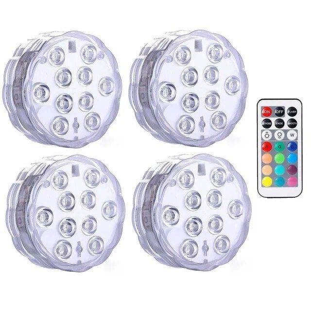 Waterproof Remote Control LED Lights for Aquariums and Vases