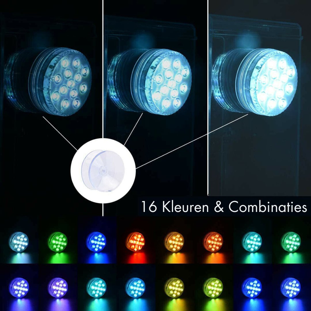 Waterproof Remote Control LED Lights for Aquariums and Vases