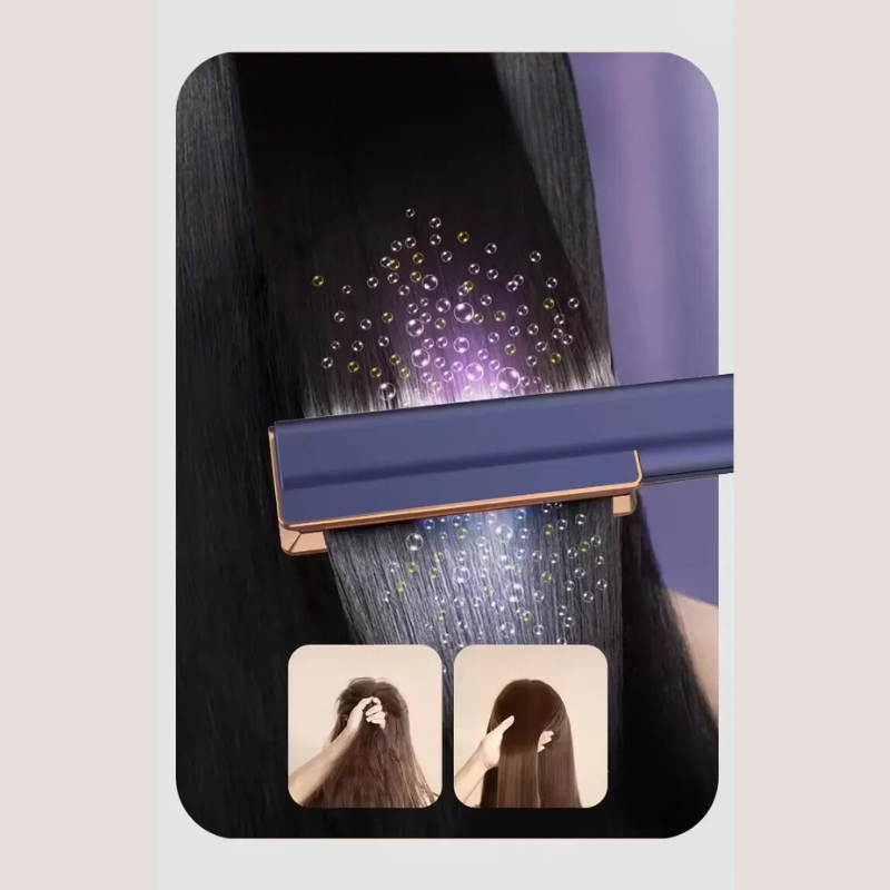 Hair Styler with Negative Ion Technology for Frizz-Free Shine