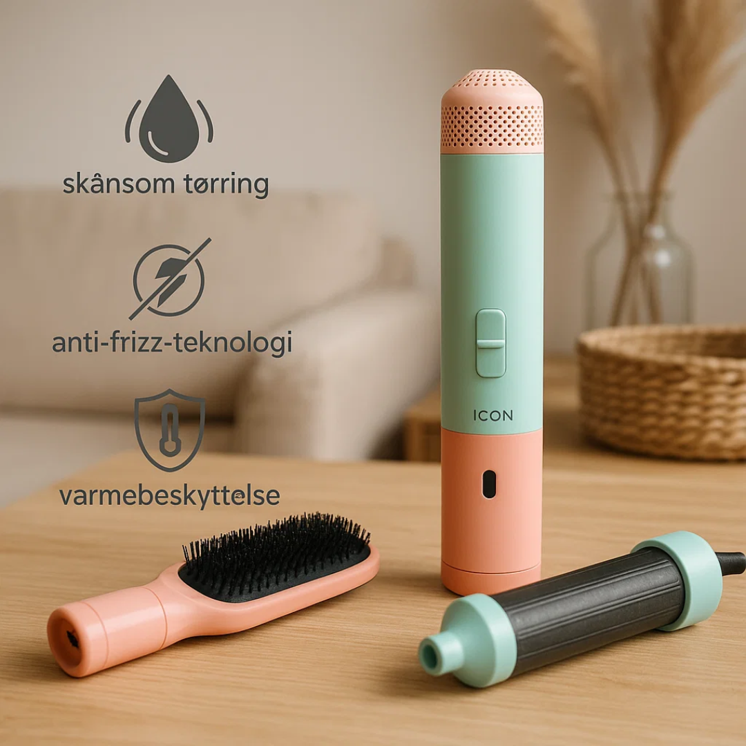 5-in-1 Hair Dryer and Curling Iron Multi-Styler