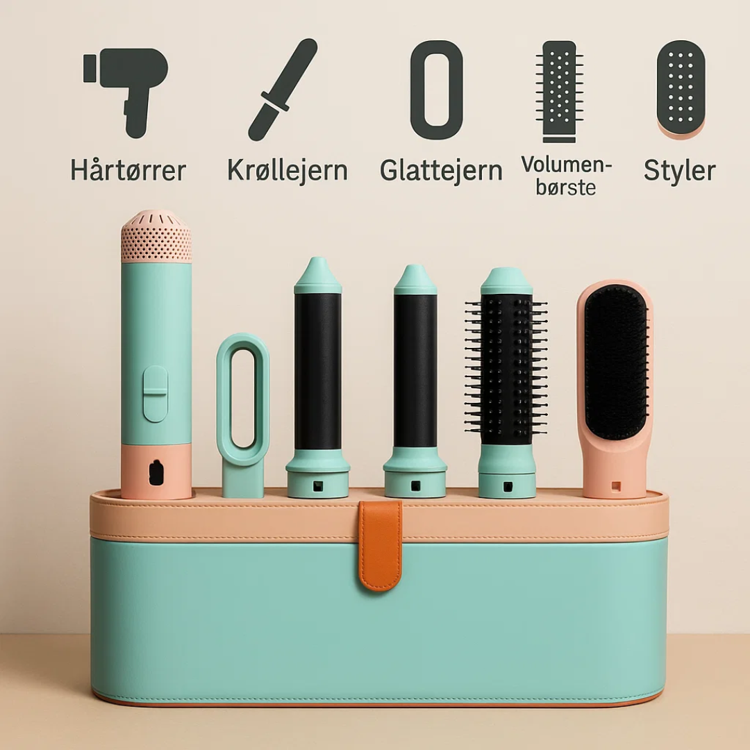 5-in-1 Hair Dryer and Curling Iron Multi-Styler