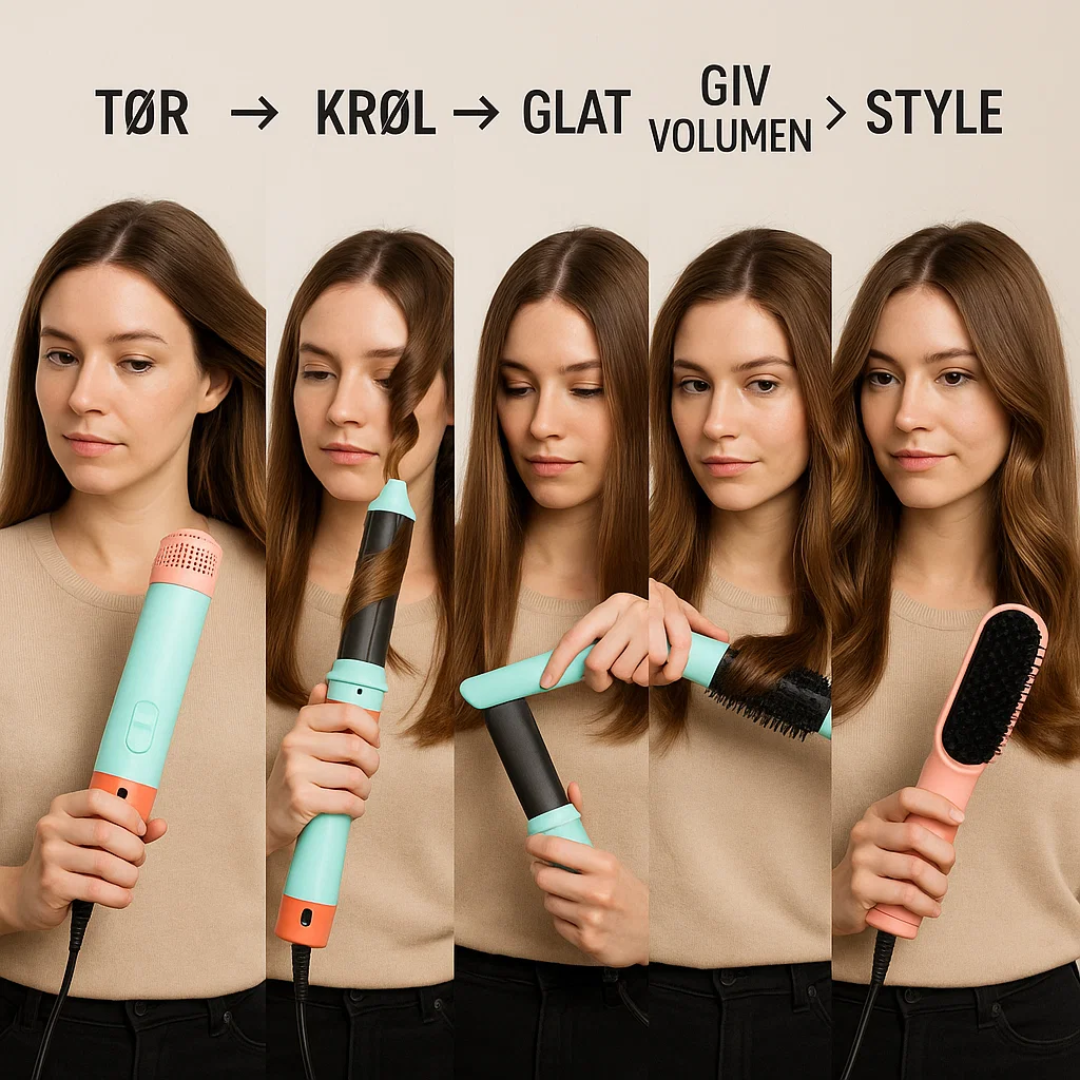 5-in-1 Hair Dryer and Curling Iron Multi-Styler