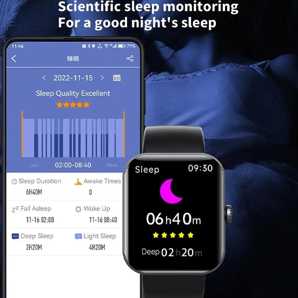 Smartwatch with HD Display and Customizable Features
