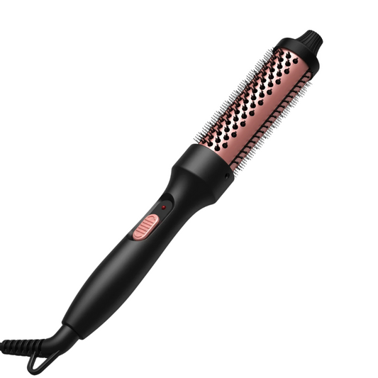 Ceramic Curling Brush for Volume and Shine