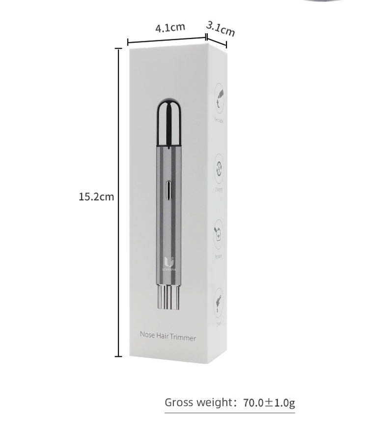 LED Hair Trimmer with Smart Precision Control and Dual Blades