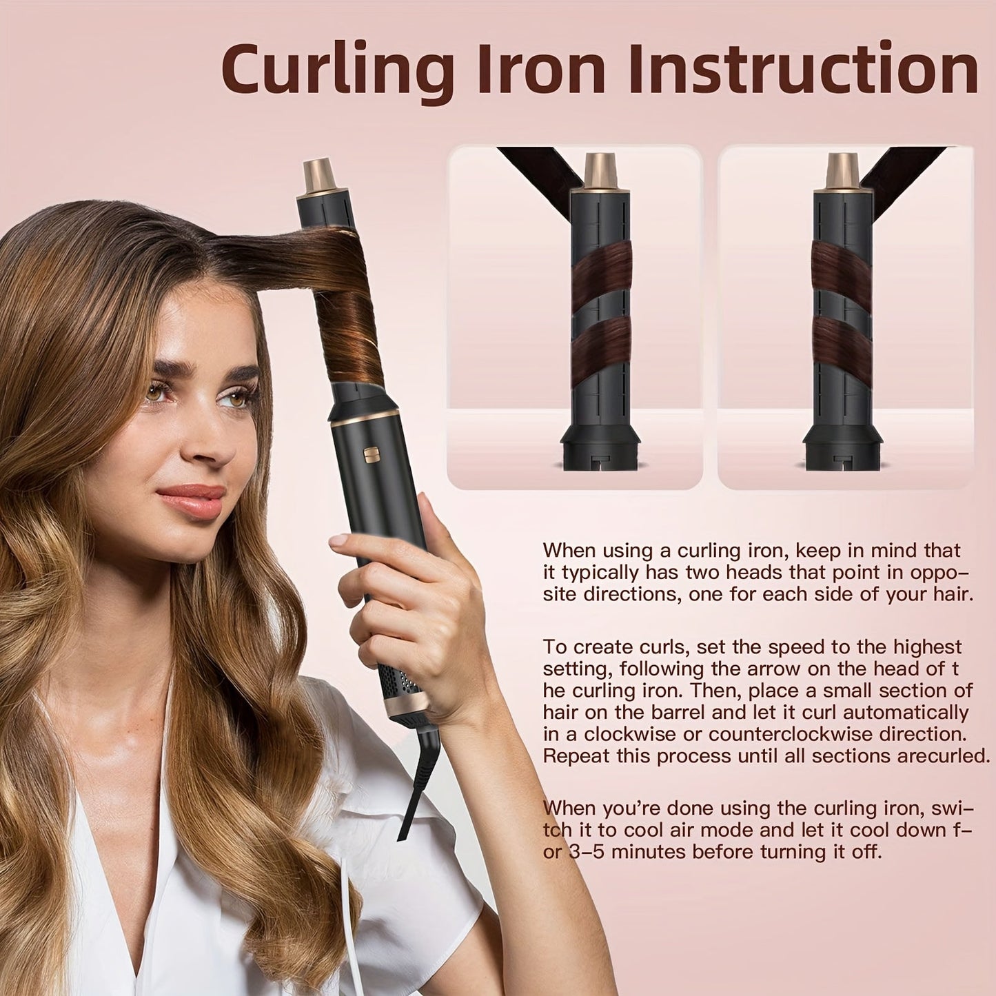 5-in-1 Hair Dryer Brush with Even Heat for Smooth Styling