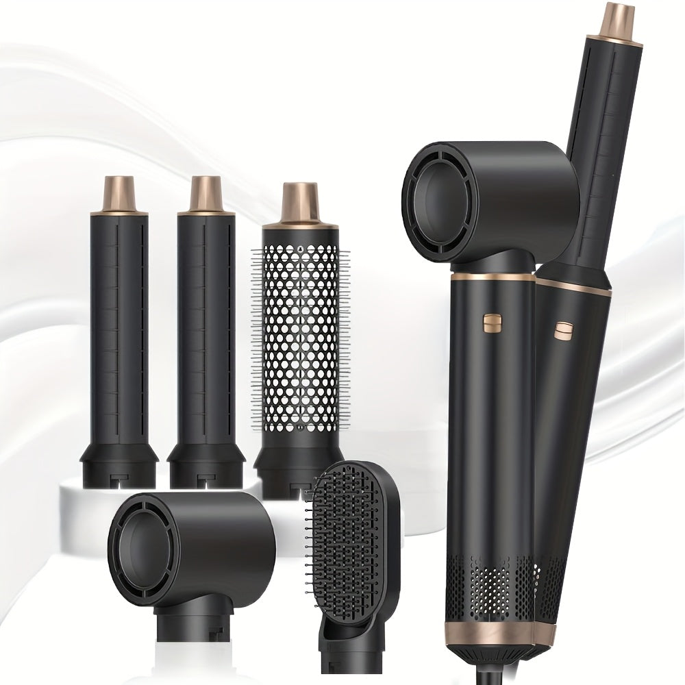 5-in-1 Hair Dryer Brush with Even Heat for Smooth Styling