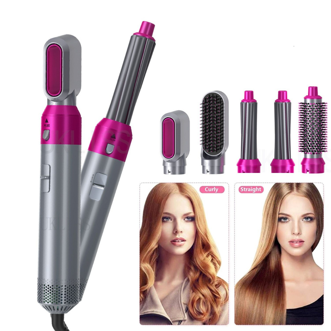 5-in-1 Hair Multistyler with Adjustable Heat Settings