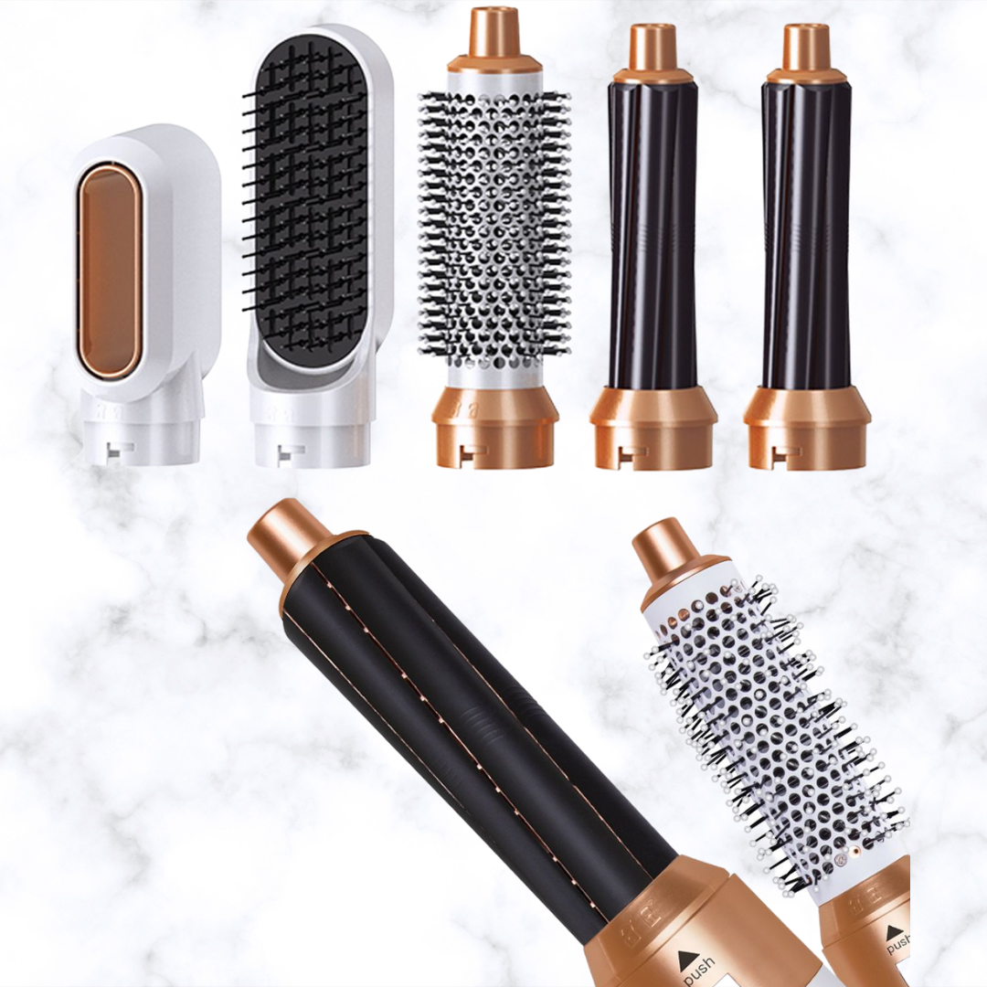 5-in-1 Hair Multistyler with Adjustable Heat Settings