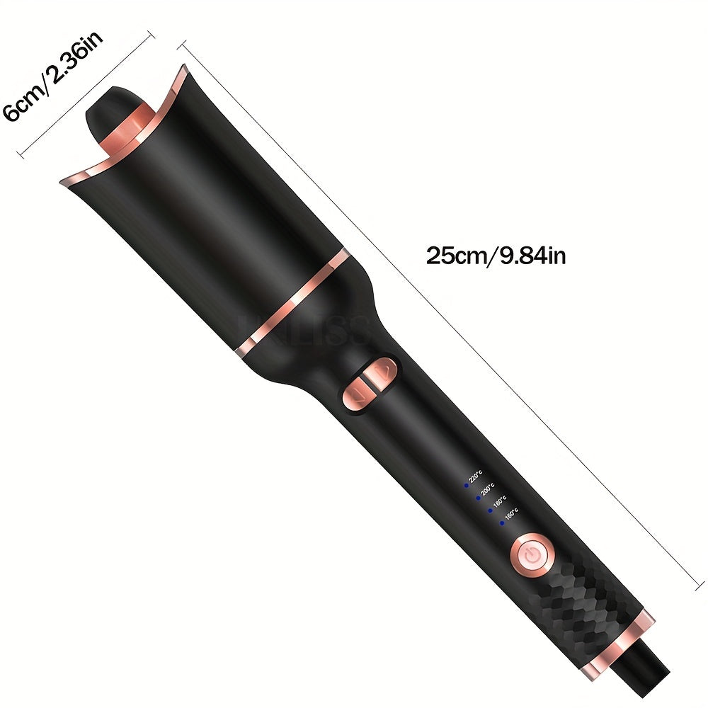 Automatic Curling Iron with Anti-Scald Feature and Gentle Heat
