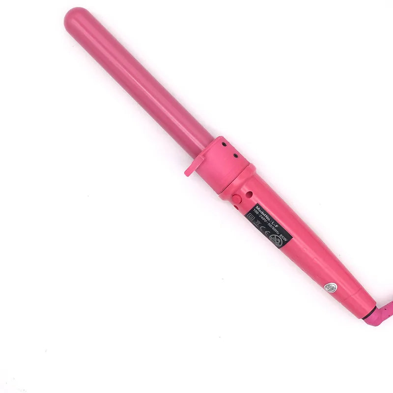 3-in-1 Ceramic Curling Iron with Interchangeable Barrels